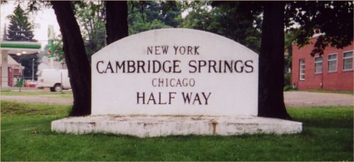 New York - Chicago Halfway Marker